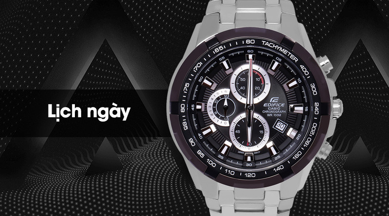Đồng hồ nam Edifice Casio EF-539D-1AVUDF có lịch ngày