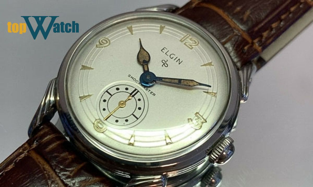 Đồng hồ Elgin 17 Jewels American Made Serviced với bộ máy cơ bền bỉ