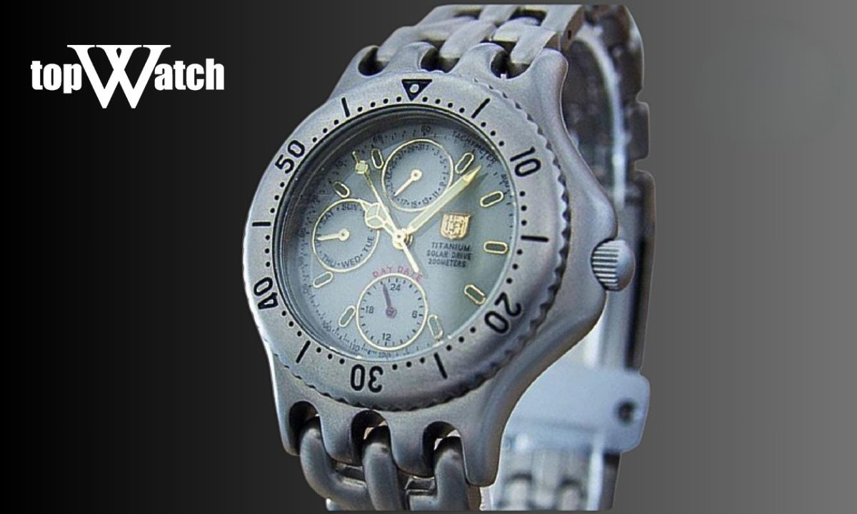 Đồng hồ Elgin Solar Titanium USA FK-965C chạy bằng năng lượng mặt trời