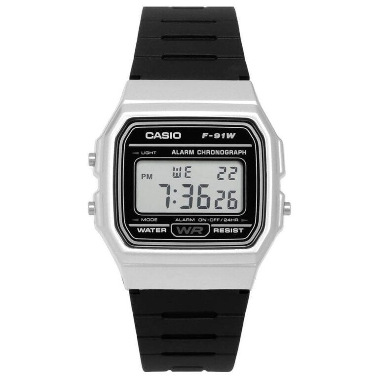 Đồng hồ Casio F-91WM-7ADF phong cách retro cho bé trai