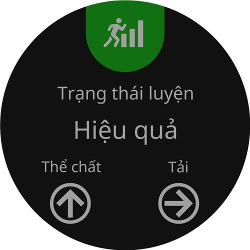 Đồng hồ thông minh thể thao Garmin fēnix 5S hiển thị các chỉ số hiệu suất tập luyện nâng cao