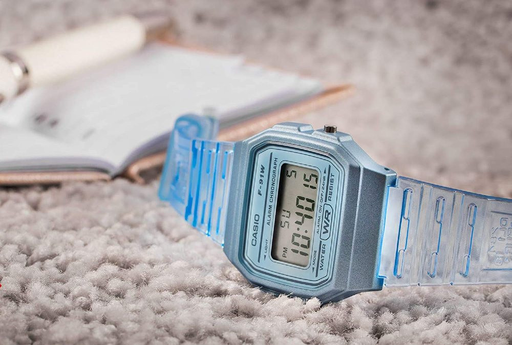 Đồng hồ Casio điện tử dành cho trẻ em với thiết kế đơn giản, dễ sử dụng