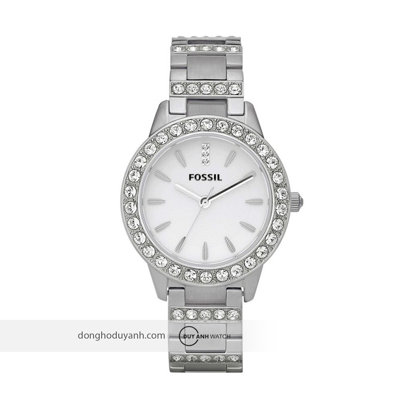 Đồng hồ Fossil ES2362 với dây thép không gỉ, mẫu đồng hồ học sinh nữ đẹp, đơn giản và sang trọng.