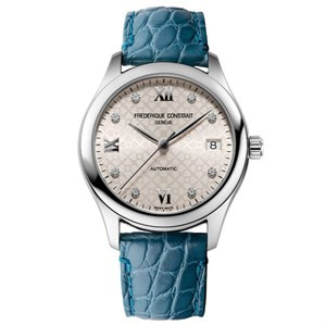Đồng hồ Frederique Constant FC-303LGD3B6 với mặt kính Sapphire và dây da cá sấu
