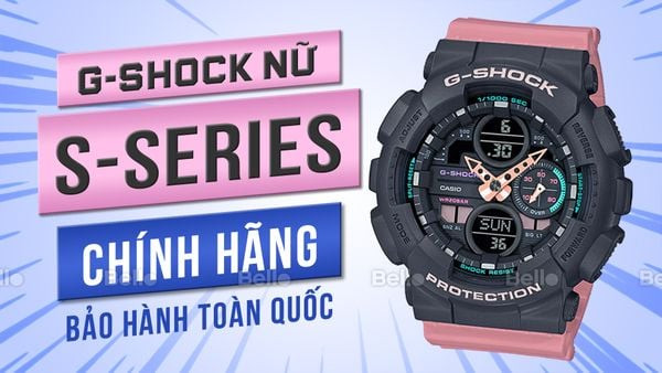 đồng hồ g-shock nữ s-series mới nhất mạnh mẽ
