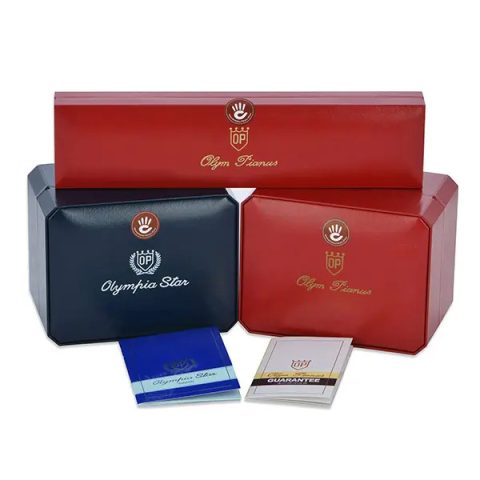 Hộp đựng đồng hồ OP chính hãng Olym Pianus và Olympia Star full box giúp phân biệt thật giả
