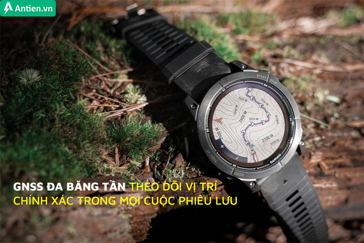Điều hướng chính xác mọi lộ trình bạn đi với GNSS đa băng tần trên Garmin Fenix 7 Pro