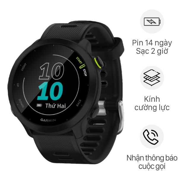 Garmin Forerunner 55 – đồng hồ thông minh cho iPhone với GPS chính xác