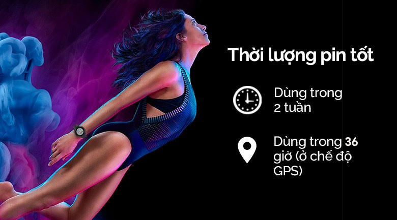 Thời lượng pin ấn tượng của đồng hồ thông minh Garmin Forerunner 945 lên đến 2 tuần