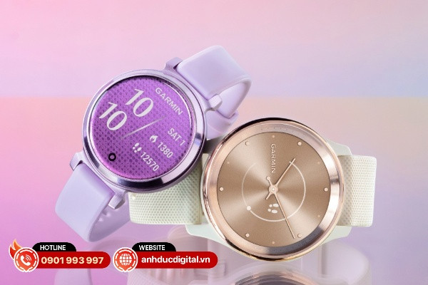 Đồng hồ thể thao nữ Garmin Lily 2 có trọng lượng nhẹ và thiết kế thanh lịch