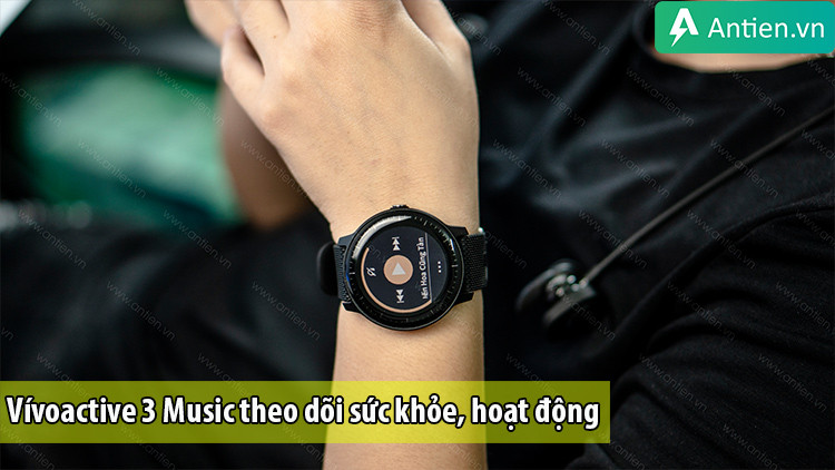 Garmin Vivoactive 3 Music theo dõi sức khỏe, hoạt động thể chất
