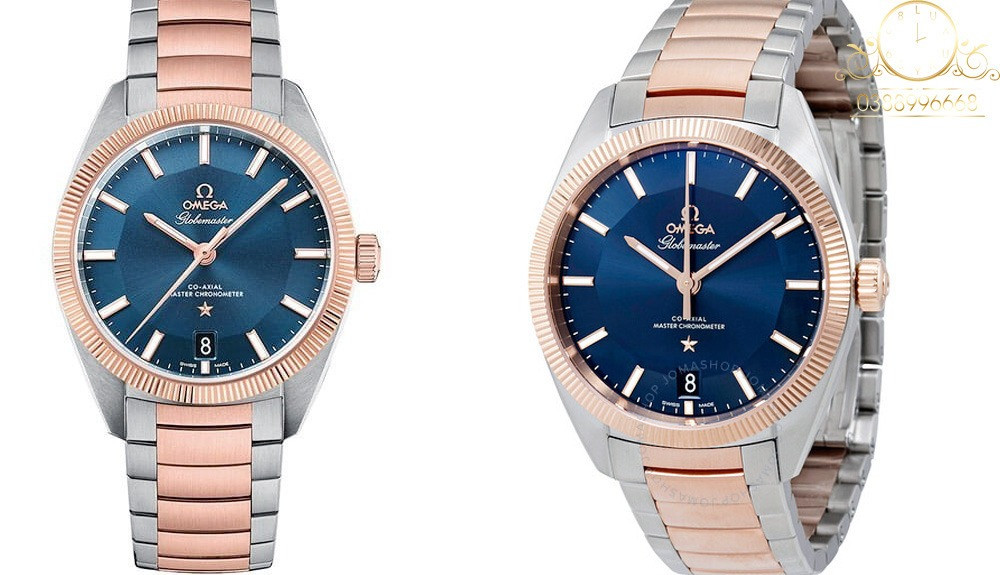 Omega Constellation Globemaster 130.20.39.21.03.001 kết hợp vàng Sedna và thép không gỉ