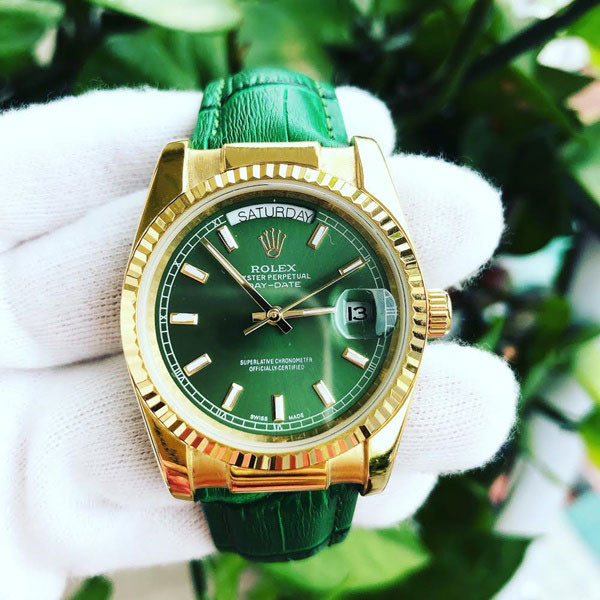 Đồng hồ Rolex dây da cho nữ giới