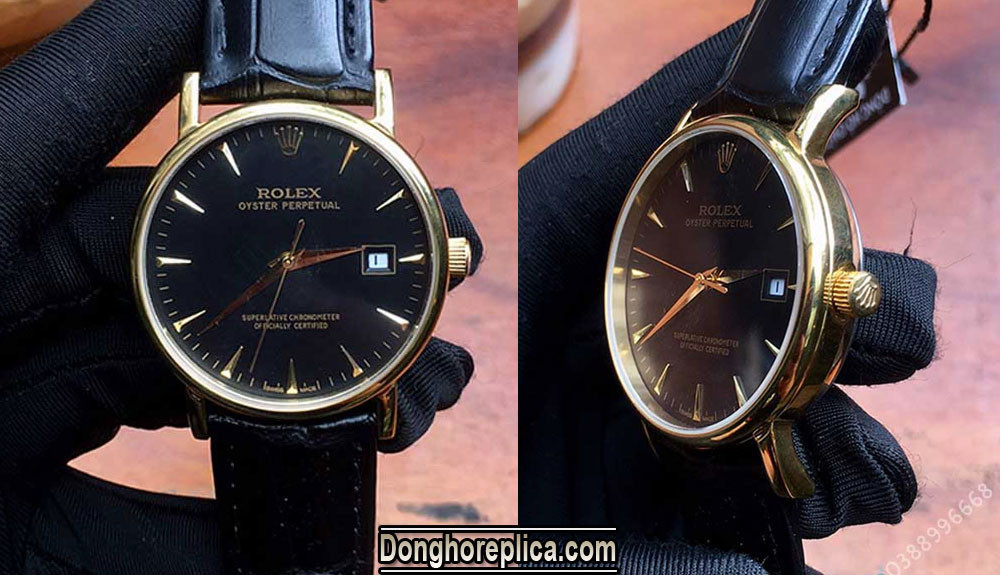 Mức giá tham khảo của đồng hồ Rolex quartz dây da phiên bản replica