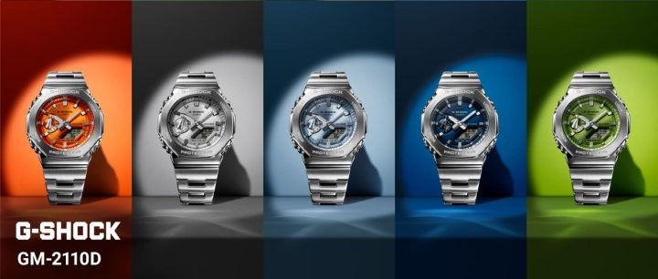 Đồng hồ Casio G-Shock nam chính hãng mẫu GM-2110D-1A bền bỉ