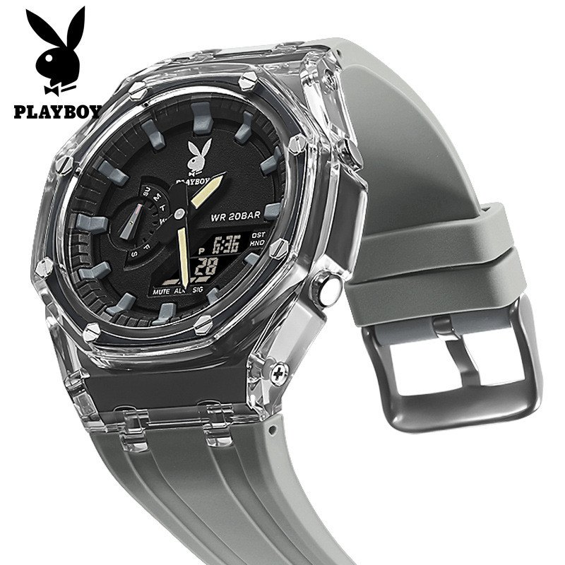 Hộp đựng sang trọng của đồng hồ điện tử nam chính hãng Playboy