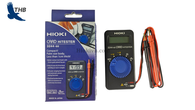 Đầu đo mạ vàng của đồng hồ vạn năng Hioki 3244-60