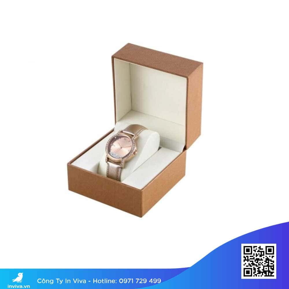 Mẫu hộp giấy đựng đồng hồ Hà Nội cao cấp với thiết kế thanh lịch và tiện dụng