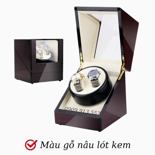 Cận cảnh cơ chế hoạt động của hộp xoay đồng hồ 2 chiếc