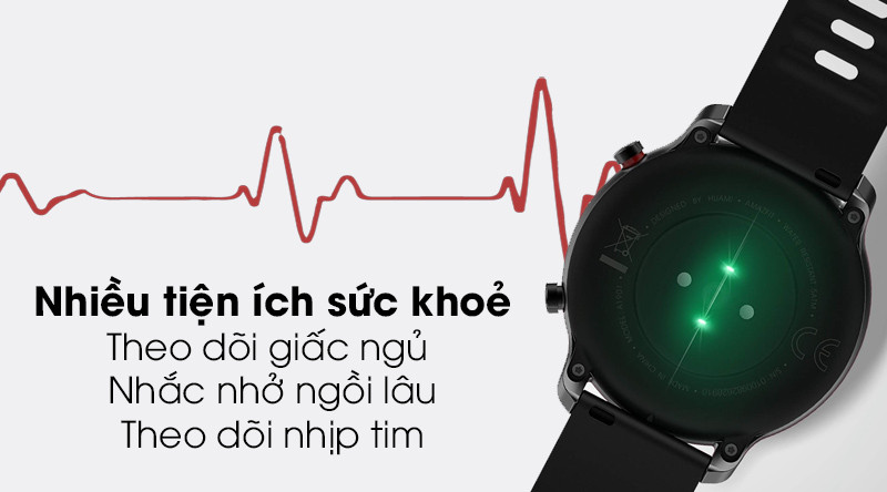 Các tính năng theo dõi sức khỏe toàn diện trên đồng hồ thông minh Amazfit GTR 42mm
