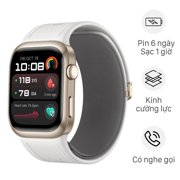 Đồng hồ thông minh Huawei Watch D2 hỗ trợ theo dõi sức khỏe toàn diện cho nam