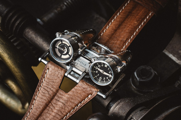 MB &amp; F HD4, mẫu đồng hồ độc đáo với mặt hiển thị nằm ngang
