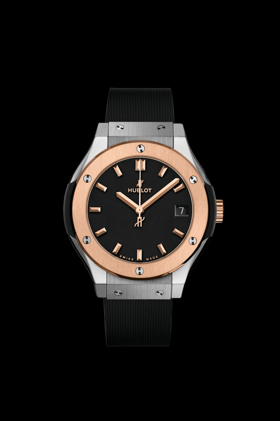 Hình ảnh đồng hồ Hublot nữ Classic Fusion Titanium King Gold 33mm, giúp hiểu rõ hơn về phân khúc giá đồng hồ Hublot nữ.