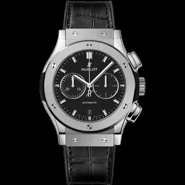Đồng hồ Hublot Classic Fusion Chronograph Titanium Automatic Black Dial Men