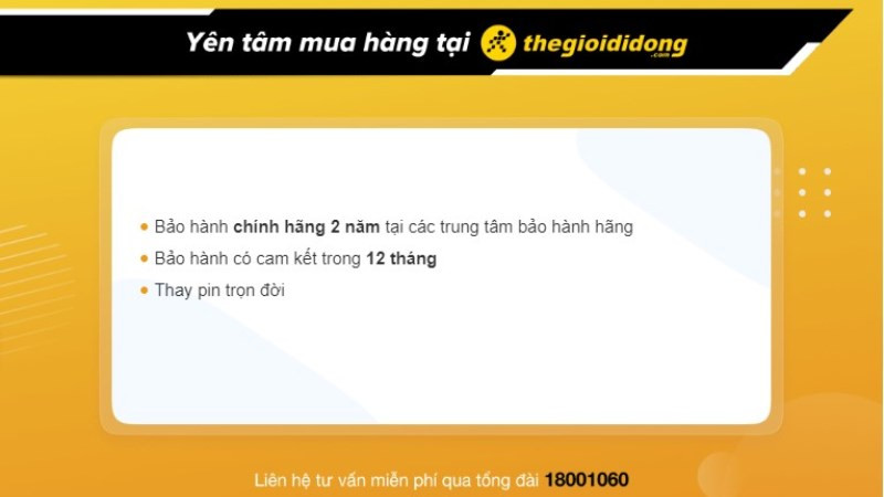 Chính sách bảo hành đồng hồ