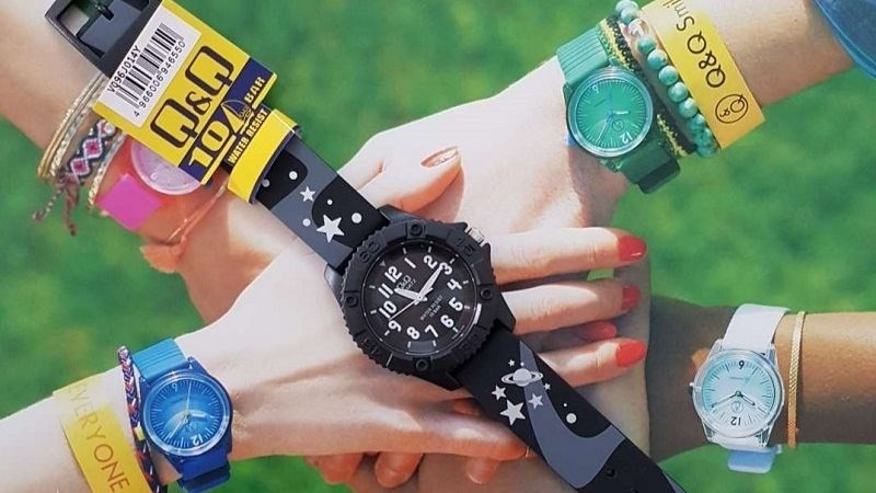 Dây đeo đồng hồ Q&amp;Q chính hãng với chất liệu bền chắc