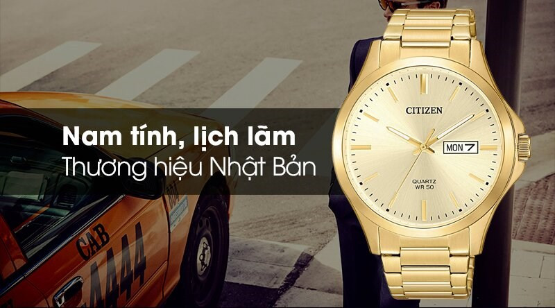 Đồng hồ Citizen 41mm Nam BF2003-84P, phong cách lịch lãm