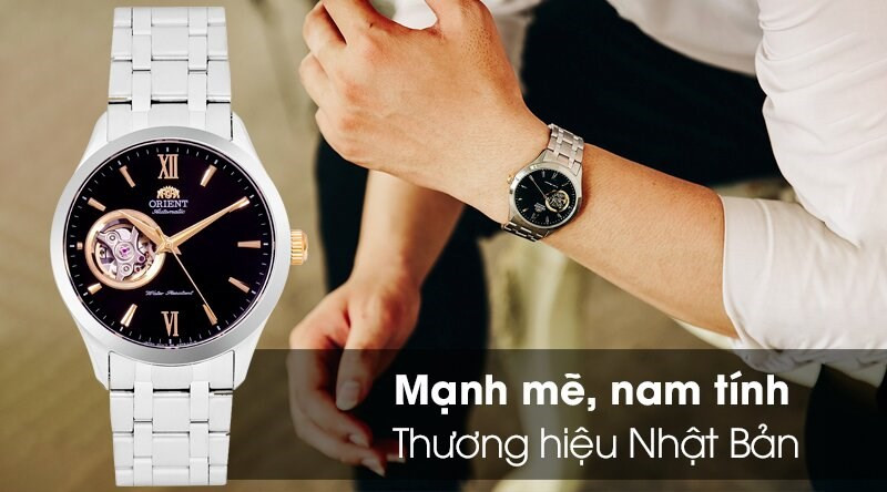 Đồng hồ Orient 38.3mm Nam FAG03002B0, thể hiện sự chững chạc