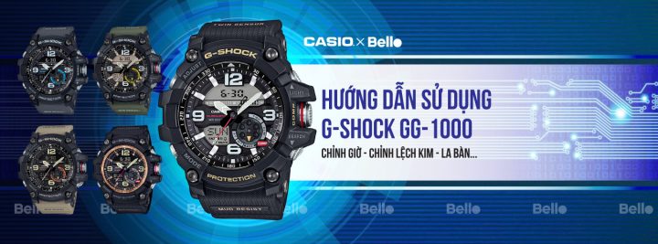 Hướng dẫn sử dụng chi tiết đồng hồ G Shock GG 1000 Mudmaster module 5476