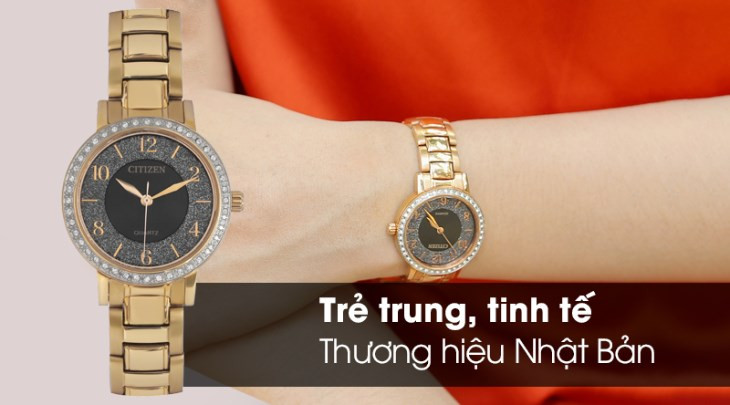 Mẫu đồng hồ Citizen EL3048-53E, minh họa lựa chọn thương hiệu uy tín khi có nên mua đồng hồ cũ.