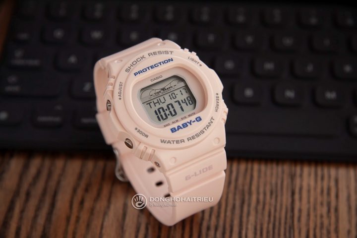Đồng hồ G Shock nữ màu hồng Baby-G BLX-570-4DR với thiết kế cổ điển ấn tượng