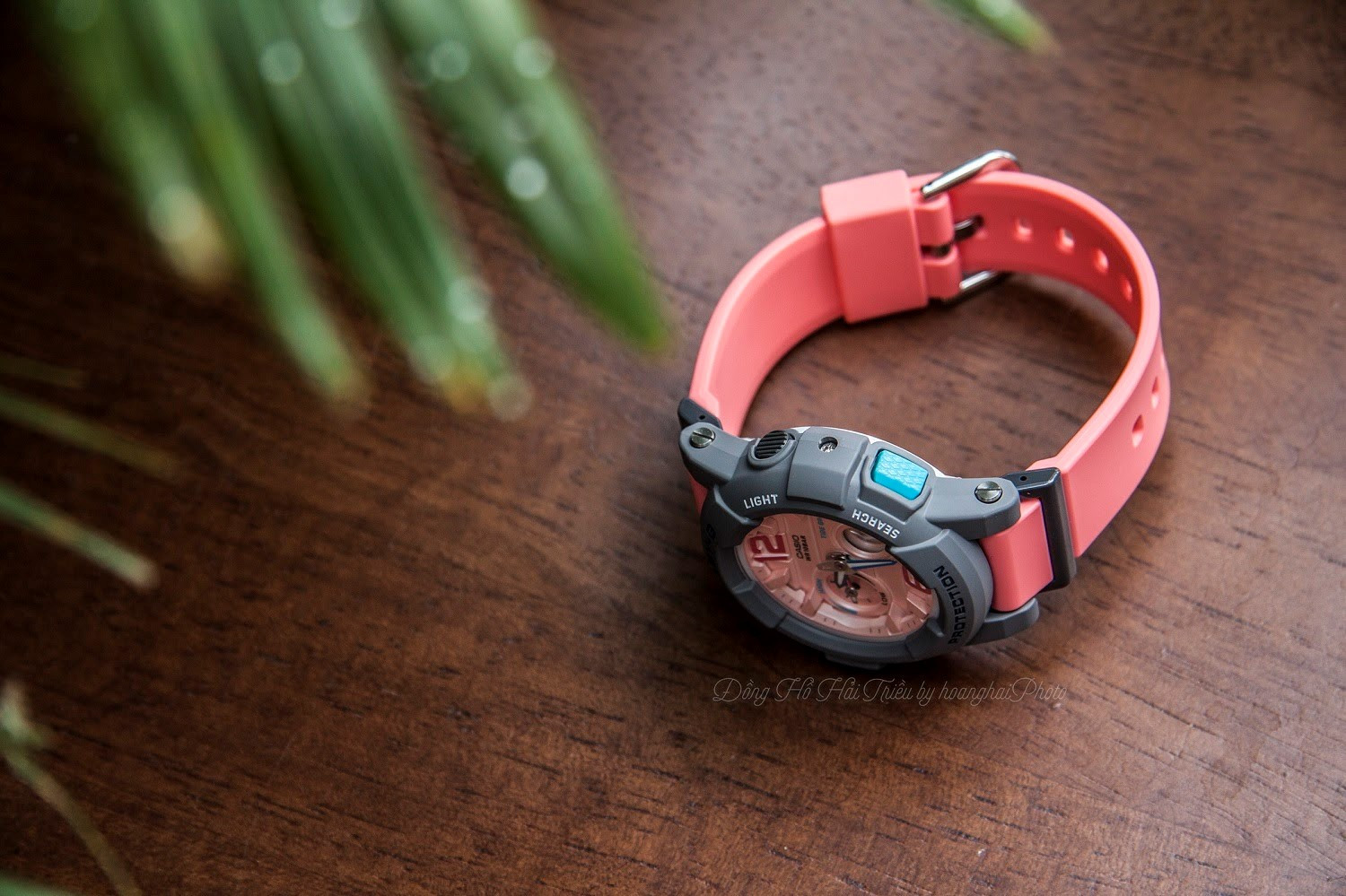 Mẫu đồng hồ G Shock nữ màu hồng xám Baby-G BGA-180-4B2DR cá tính
