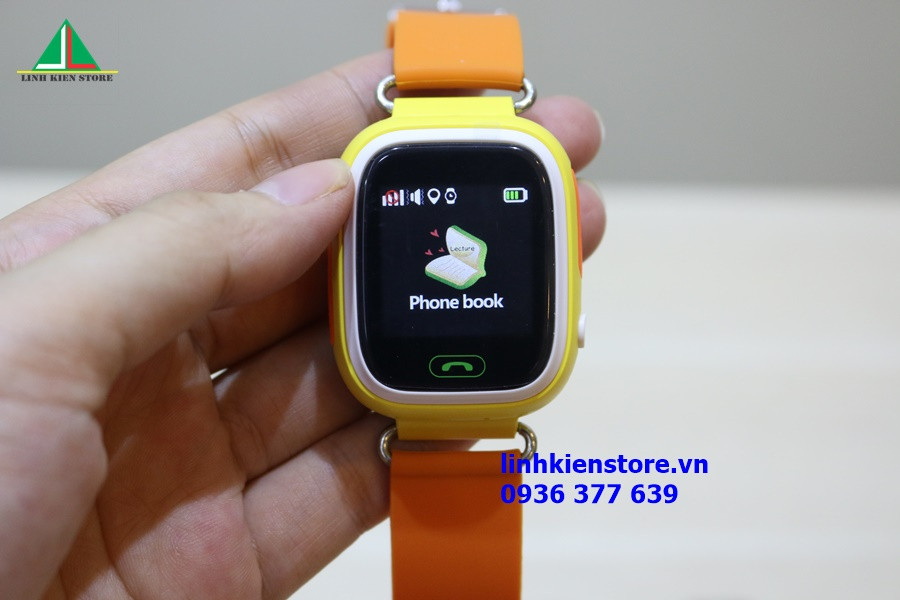 Tính năng danh bạ trên đồng hồ giám sát trẻ em Wonlex GW100