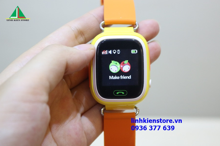 Hiển thị vị trí trên bản đồ của đồng hồ giám sát trẻ em Wonlex GW100