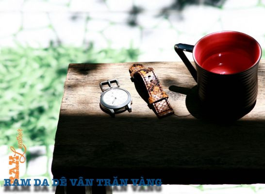 Dây đồng hồ Xiaomi Amazfit Pace RAM Classic 1995 họa tiết Rằn Ri Vàng