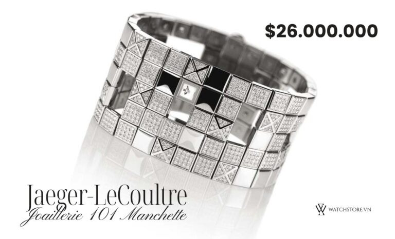 Đồng hồ Jaeger-LeCoultre Joaillerie 101 Manchette chế tác tinh xảo, một kiệt tác của thế giới đồng hồ đeo tay dành cho nữ