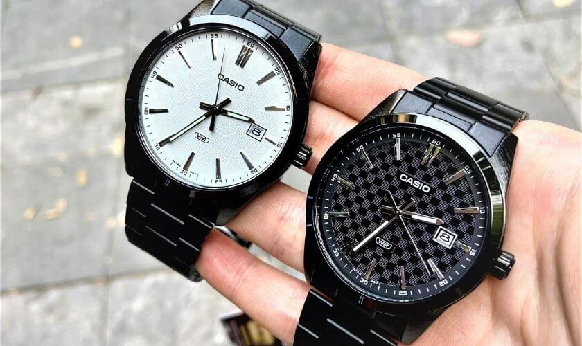 Thiết kế ấn tượng của đồng hồ nam Casio MTP-VD03B-1AUDF cho sinh viên nam hiện đại