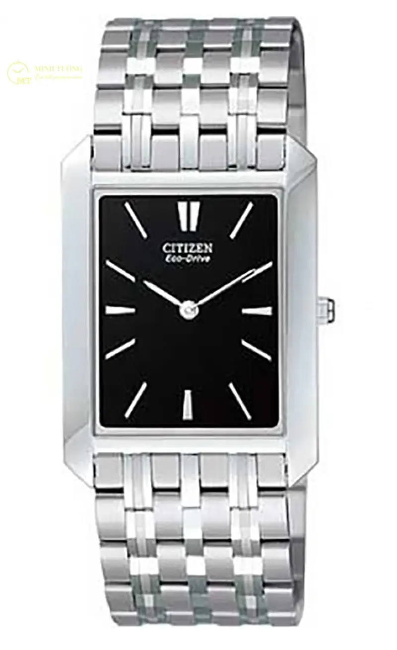 Đồng hồ Citizen AR3000-77E nam mặt vuông dây kim loại
