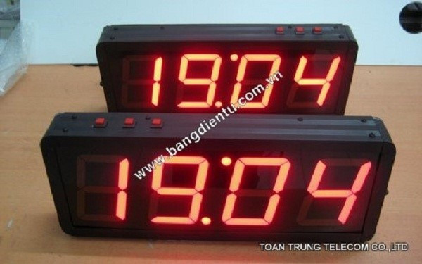 Cấu tạo đồng hồ điện tử LED hiển thị số thời gian