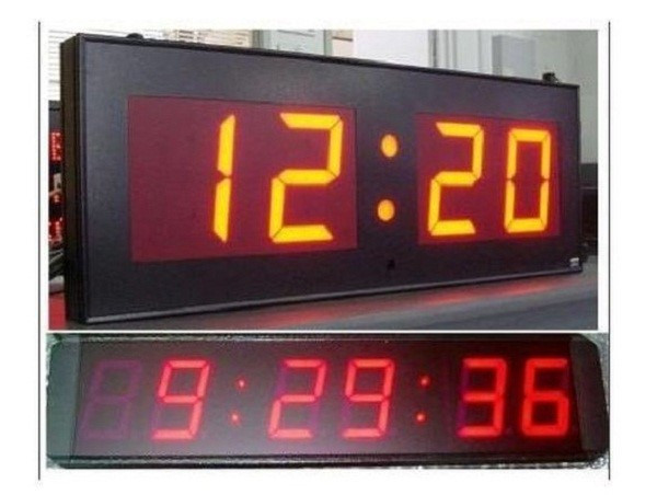 Đồng hồ điện tử LED treo tường hiển thị nhiệt độ và độ ẩm