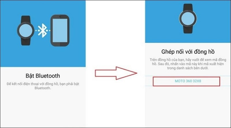 Hướng dẫn đồng hồ thông minh kết nối với điện thoại qua Bluetooth