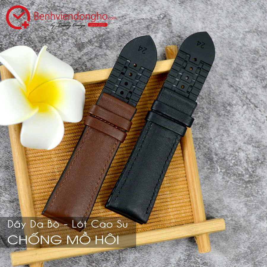 Dây da bò bền đẹp cho đồng hồ Calvin Klein