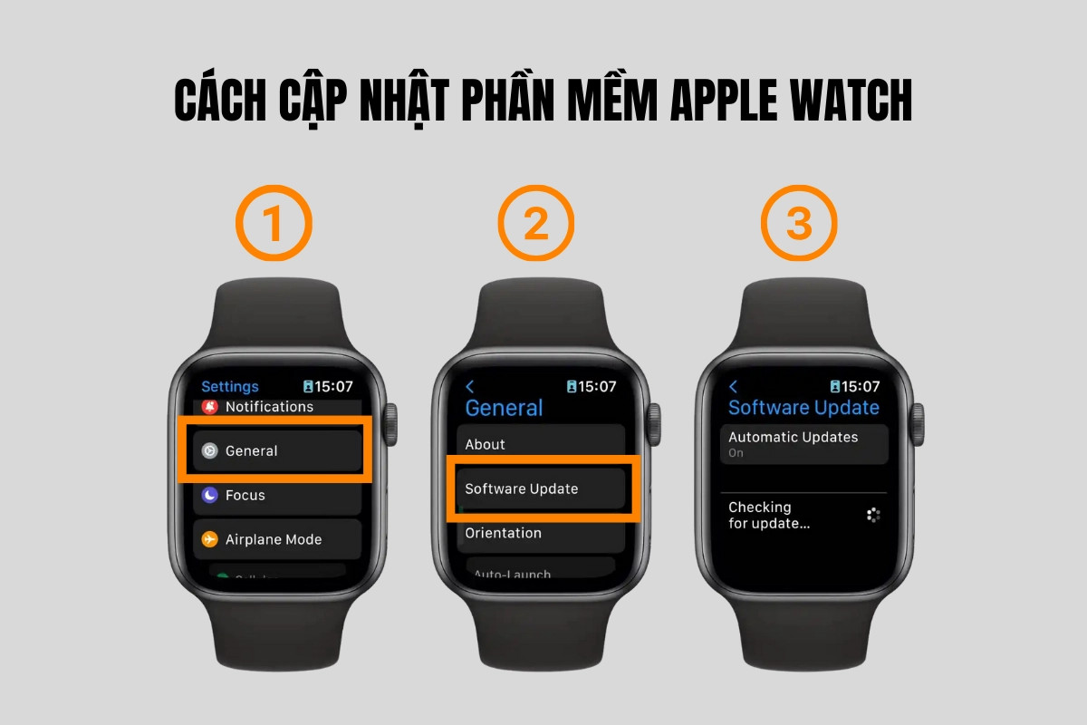 Hướng dẫn cách cập nhật phần mềm Apple Watch, một biện pháp khắc phục khi không kết nối được với đồng hồ thông minh.