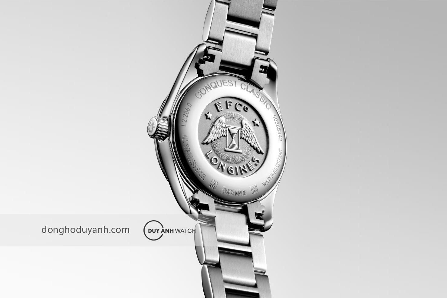 Đồng hồ Longines Conquest Classic L2.286.0.87.6 với mặt số lấp lánh và thiết kế sang trọng