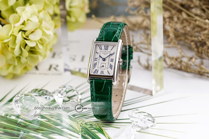 Đồng hồ Longines nữ mặt vuông Dolcevita L5.255.4.71.A với mặt số La Mã
