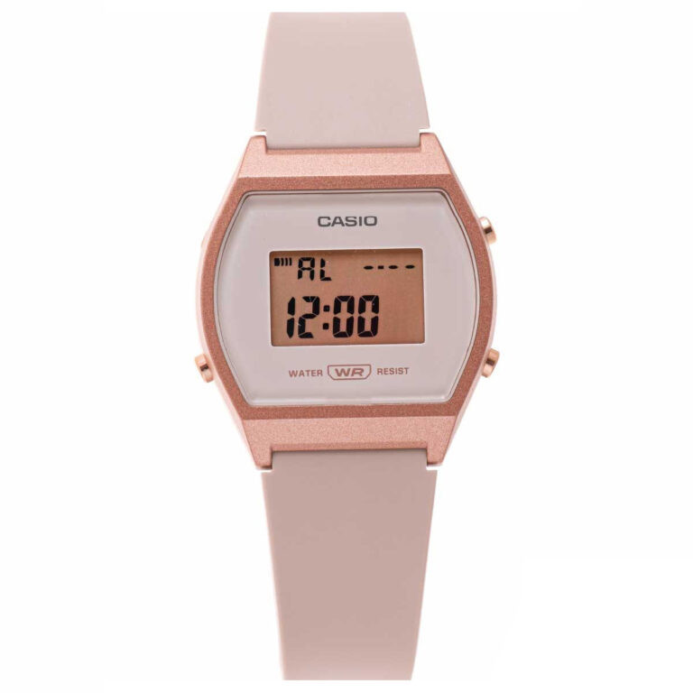 Đồng hồ Casio LW-204-4ADF nữ điện tử màu hồng nhẹ nhàng